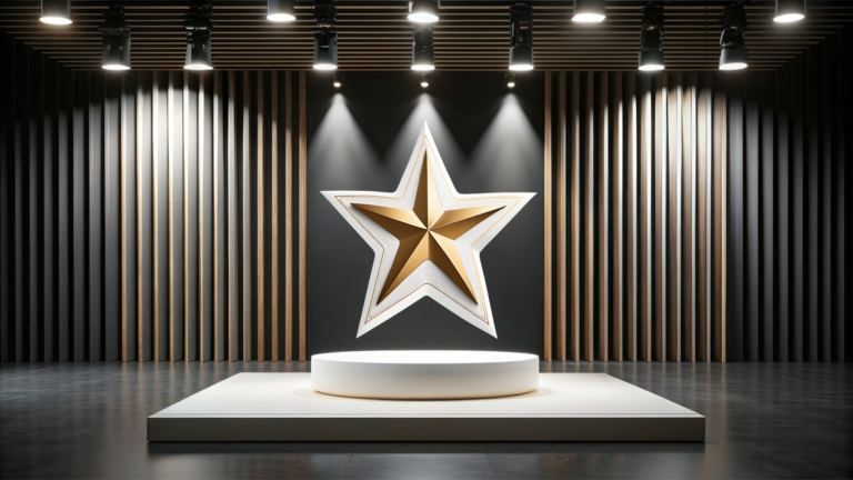 award gold star